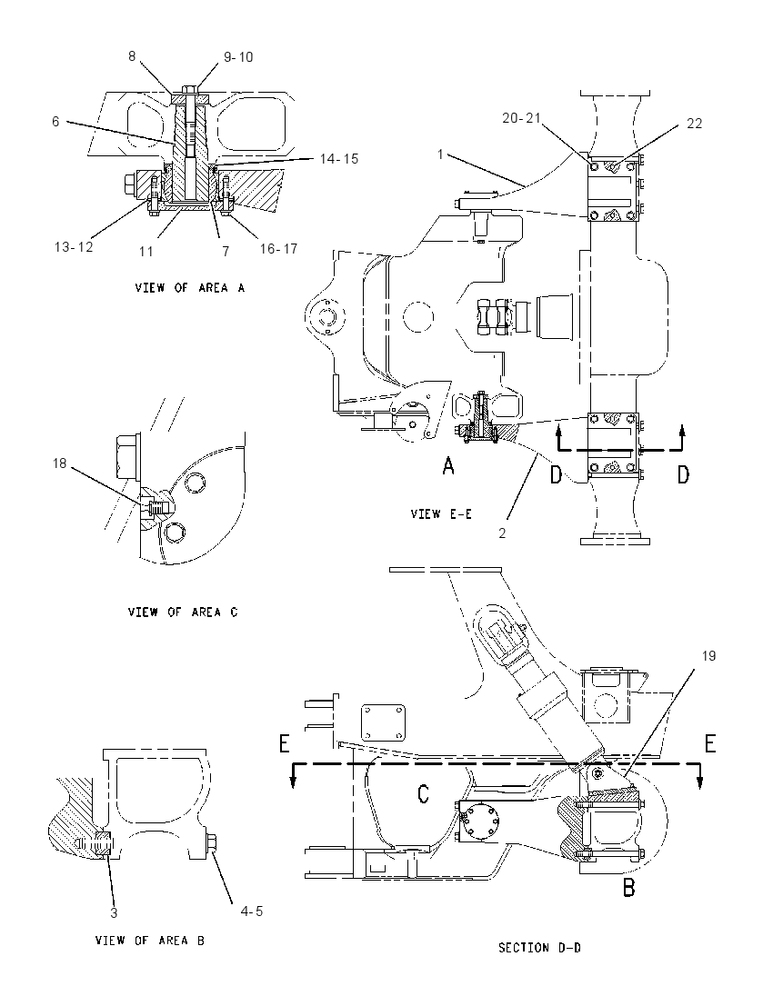 FRAME GP-FRONT SUSPENSION 1375001 CAT