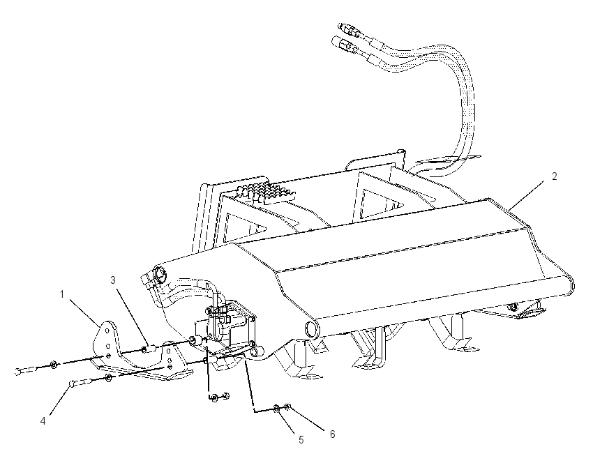 FRAME GP-TILLER 1653581 CAT
