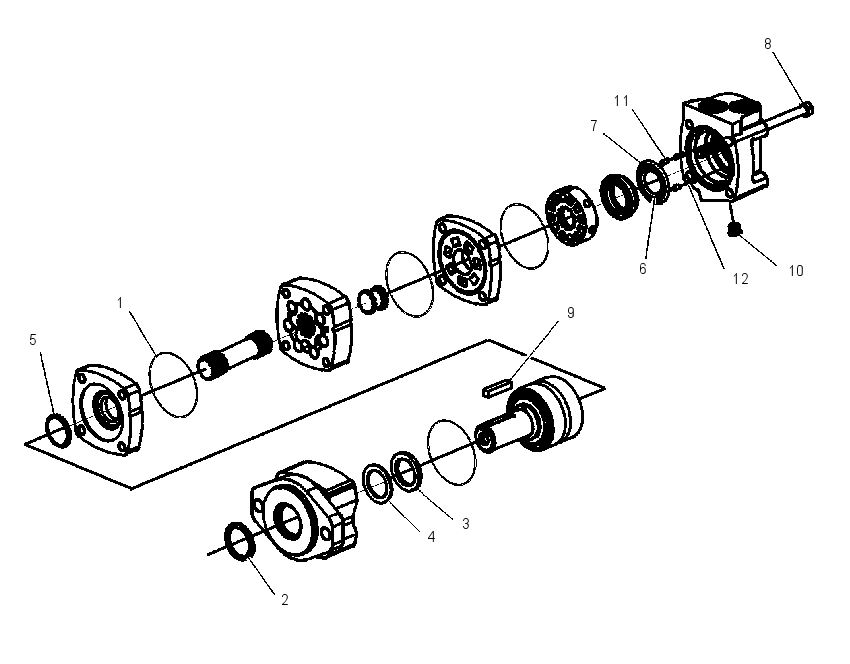 Героторный мотор 1595351 CAT