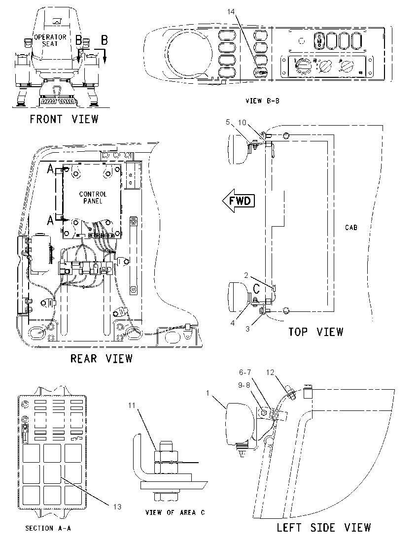 LIGHTING GP-CAB 1717619 CAT