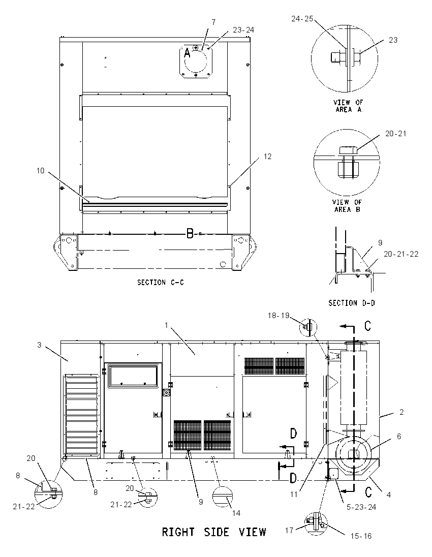 Кожух генератора 1683225 CAT