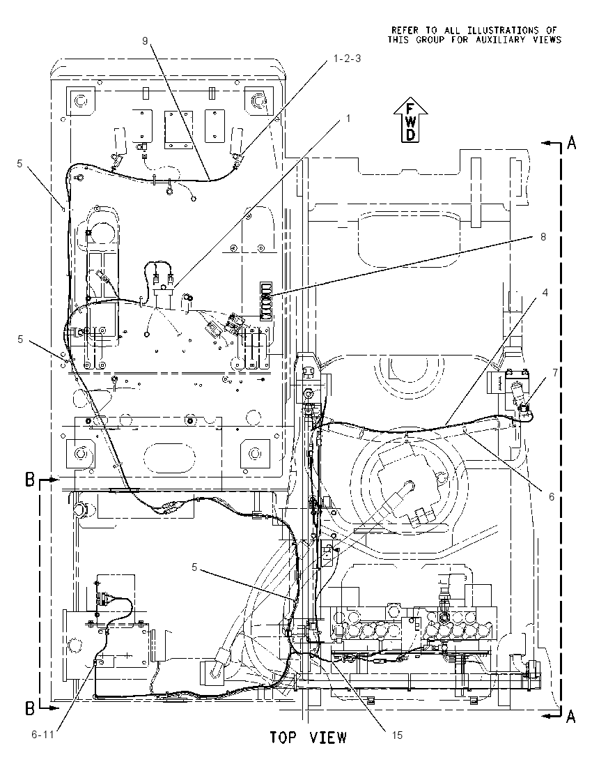 WIRING GP-AUXILIARY CONTROL 1695650 CAT