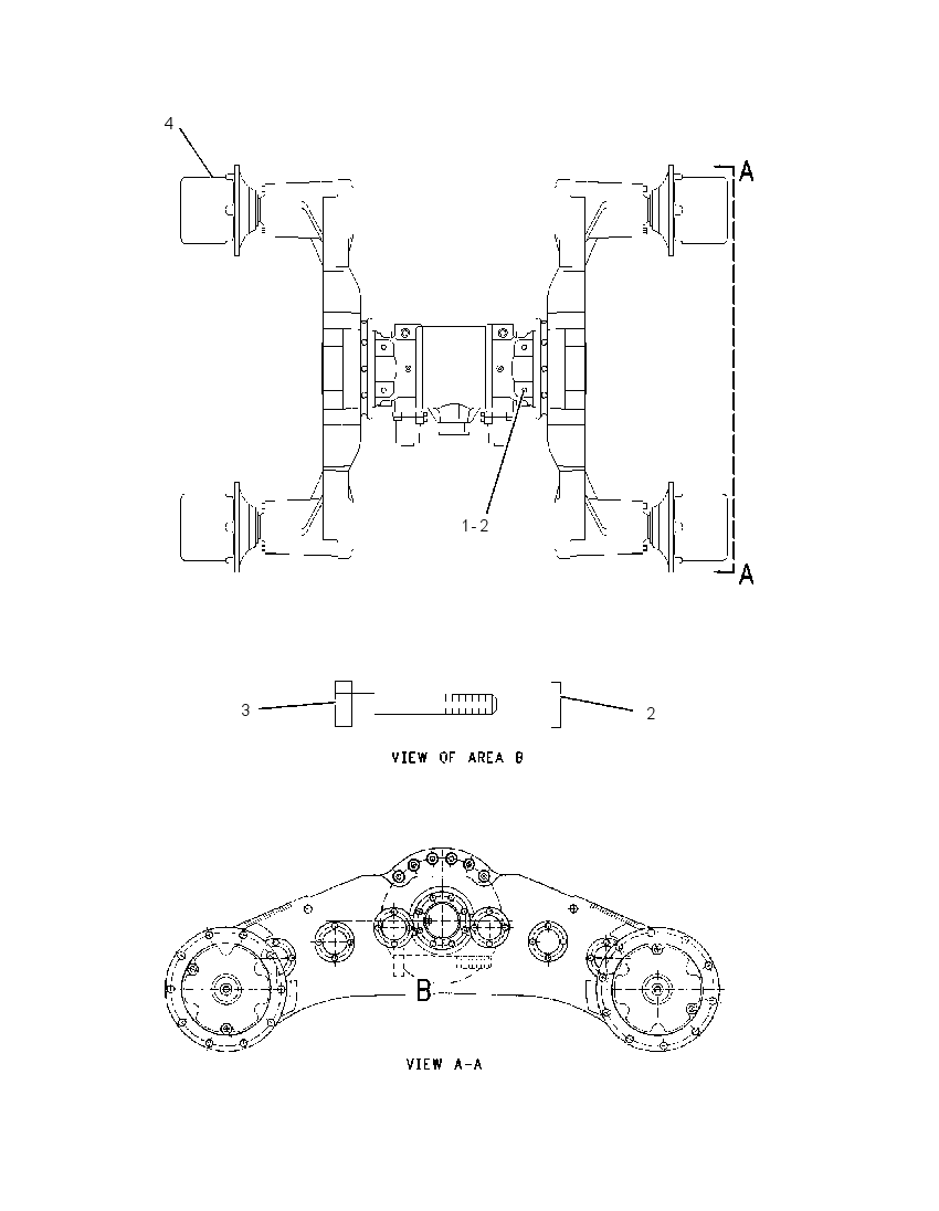 BOGIE & MTG AR-FRONT 1653543 CAT