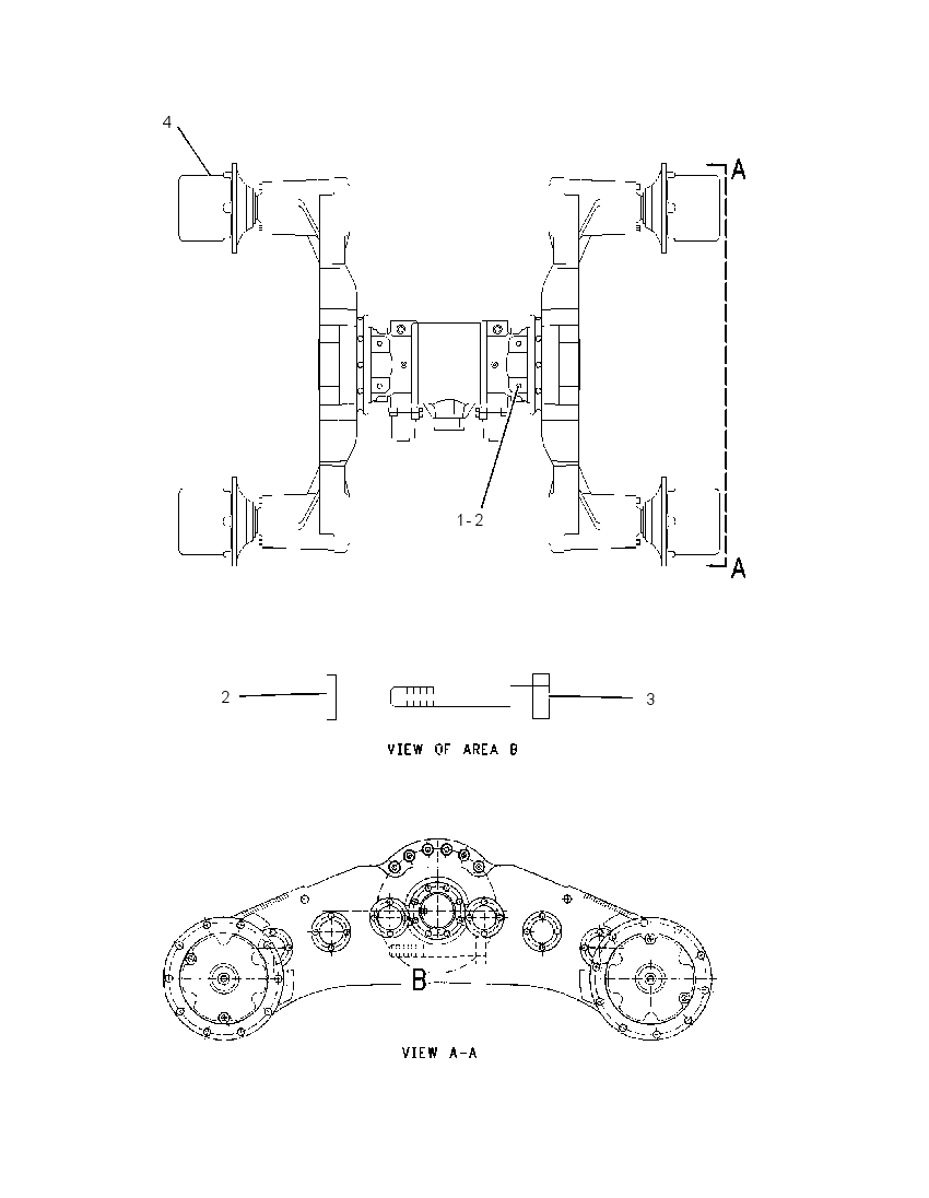 BOGIE & MTG GP-REAR 1653544 CAT