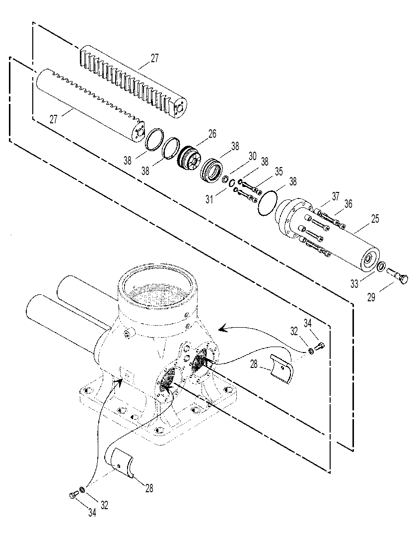 PILLAR GP-LOG LOADER 1700860 CAT