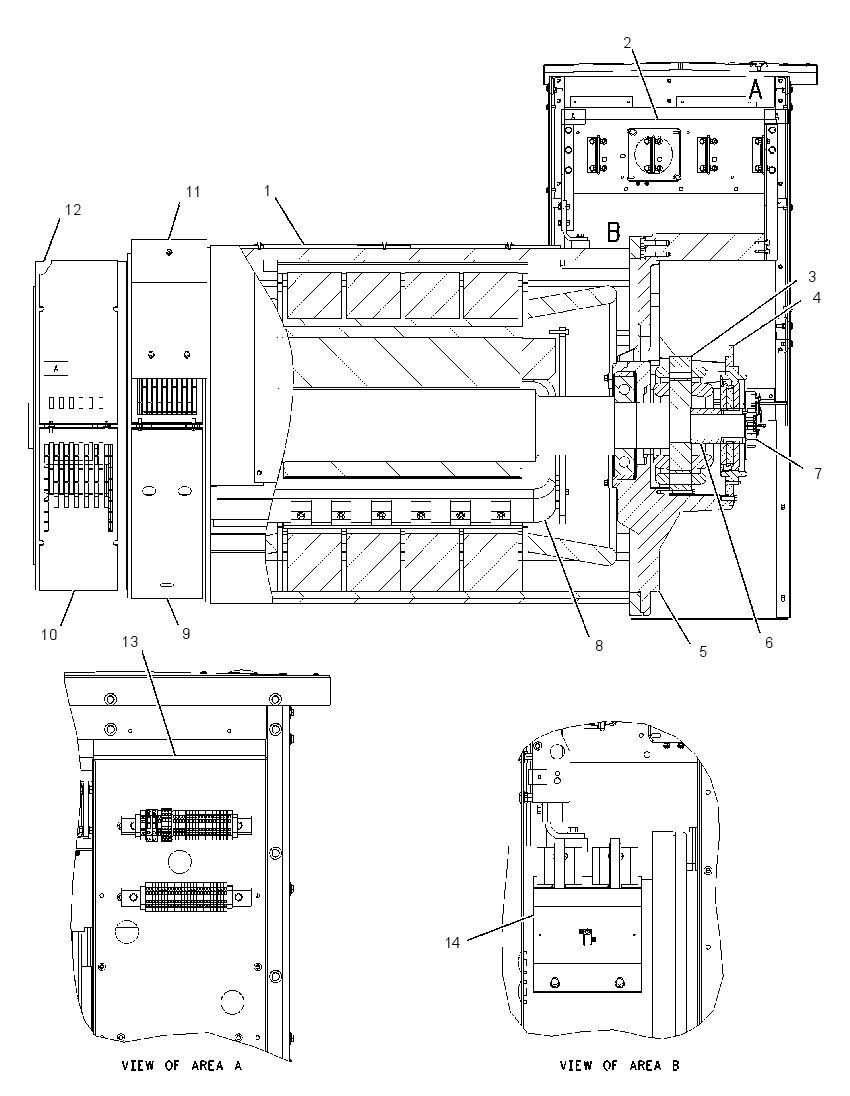 Генератор 1638545 CAT