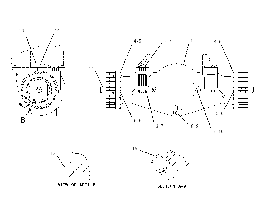 AXLE GP-FIXED 1525271 CAT