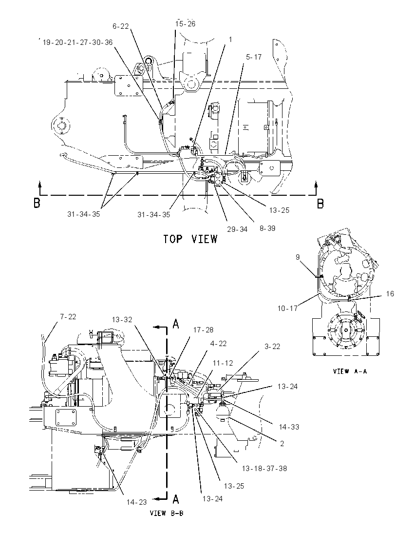LINES GP-DIFFERENTIAL LOCK 1375679 CAT