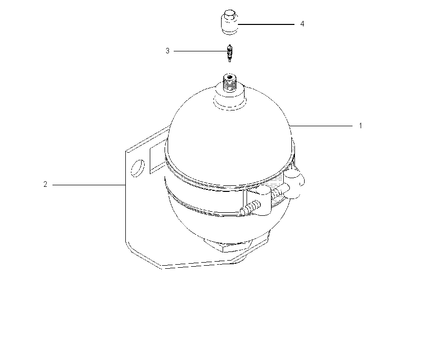 ACCUMULATOR & MTG GP-HYDRAULIC 1604138 CAT