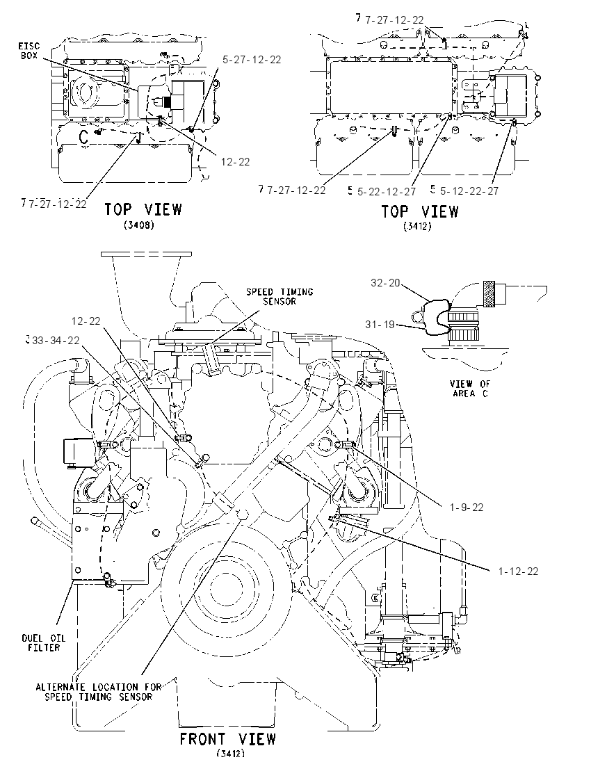 FASTENER GP-ENGINE 1350475 CAT
