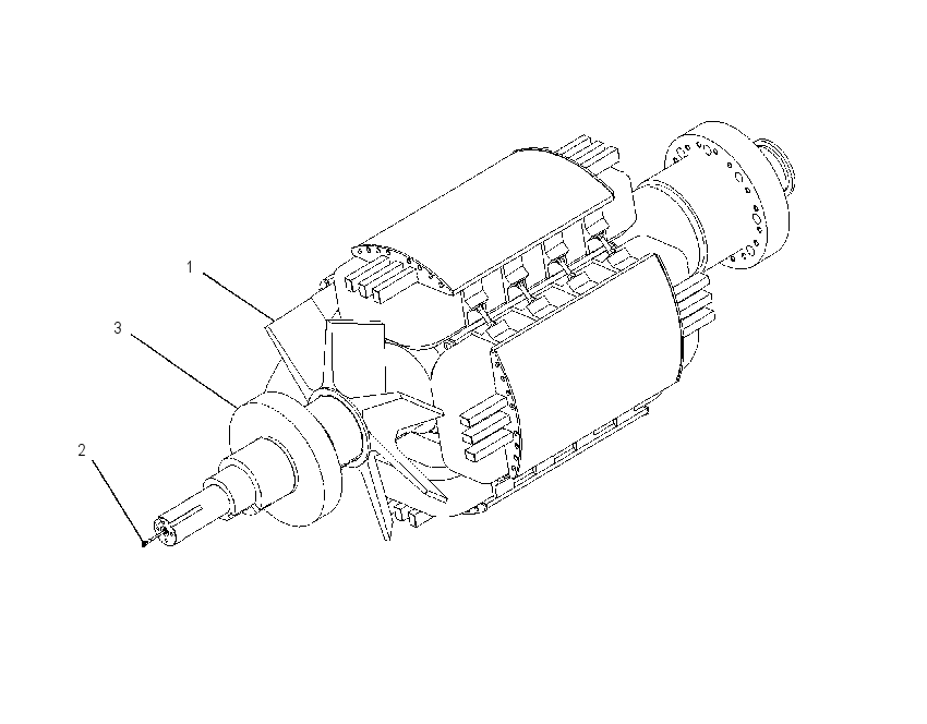 Ротор генератора 1697040 CAT