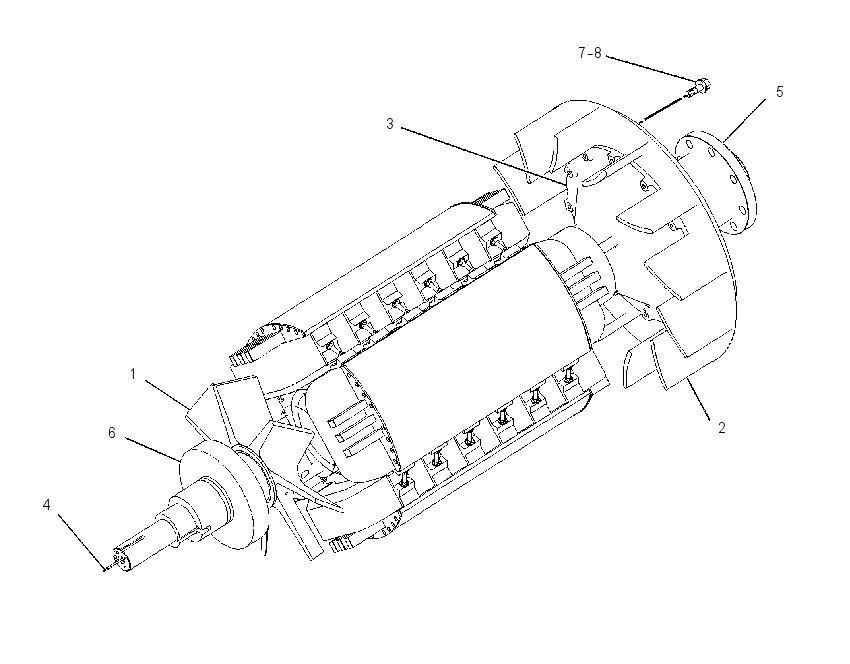 Ротор генератора 1697047 CAT