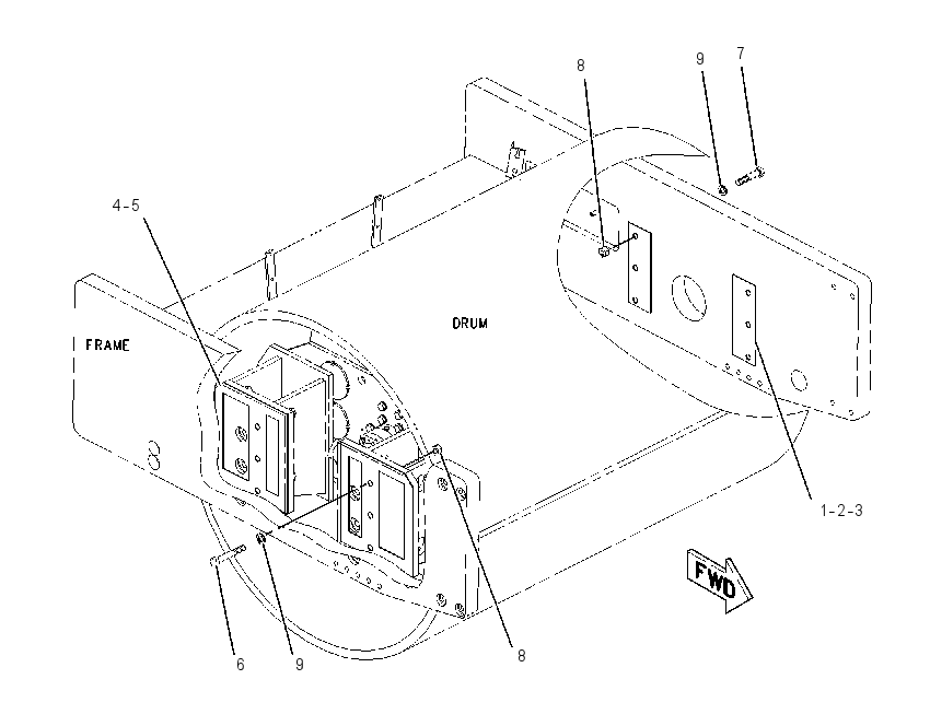 INSTALLATION GP-DRUM 1486792 CAT
