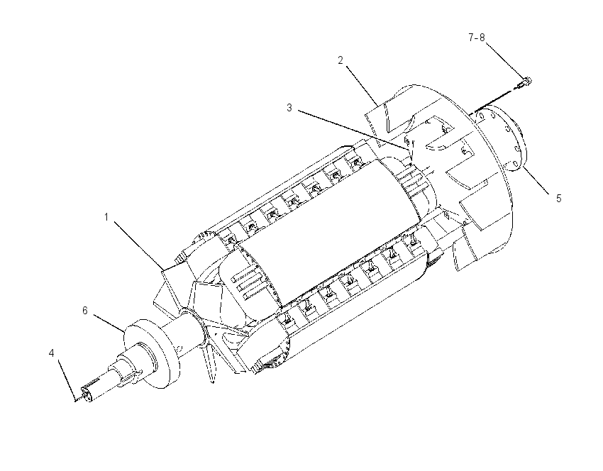 Ротор генератора 1697053 CAT