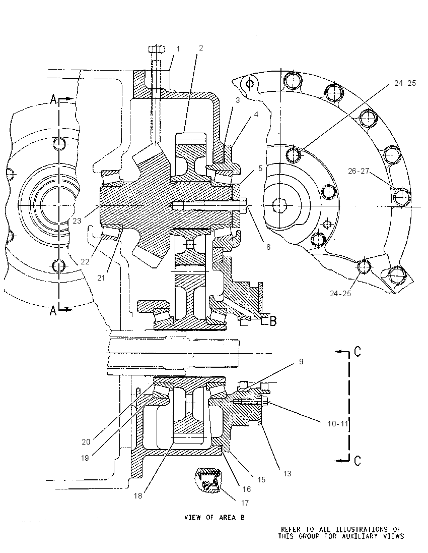 BEVEL AND TRANSFER GEAR 1626874 CAT