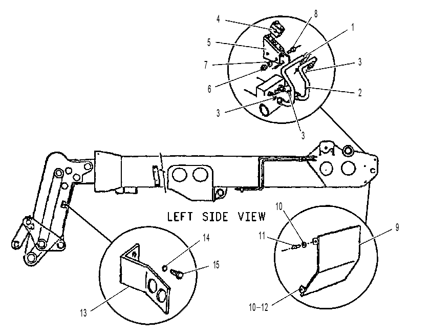 MOUNTING GP-BOOM 1246551 CAT
