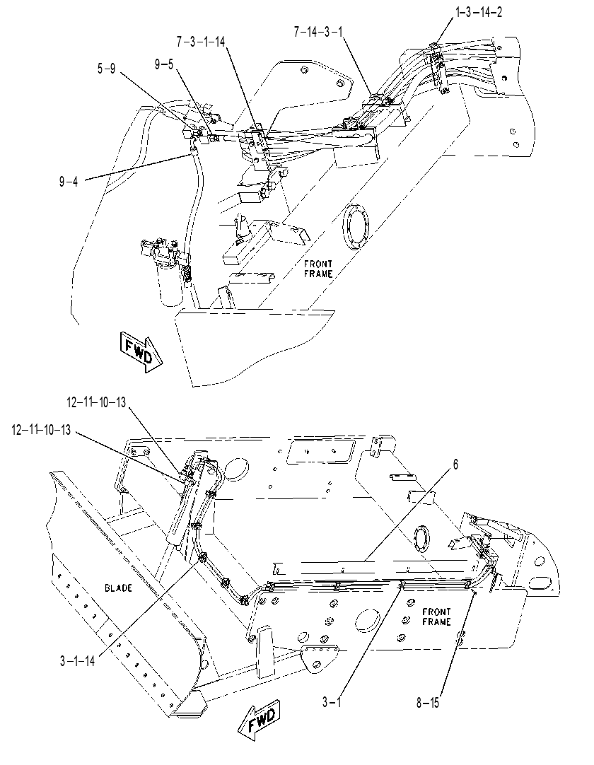 LINES GP-BLADE 1486808 CAT