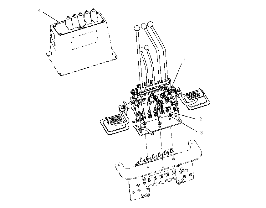 KIT-HYDRAULIC HAND CONTROL 1666017 CAT