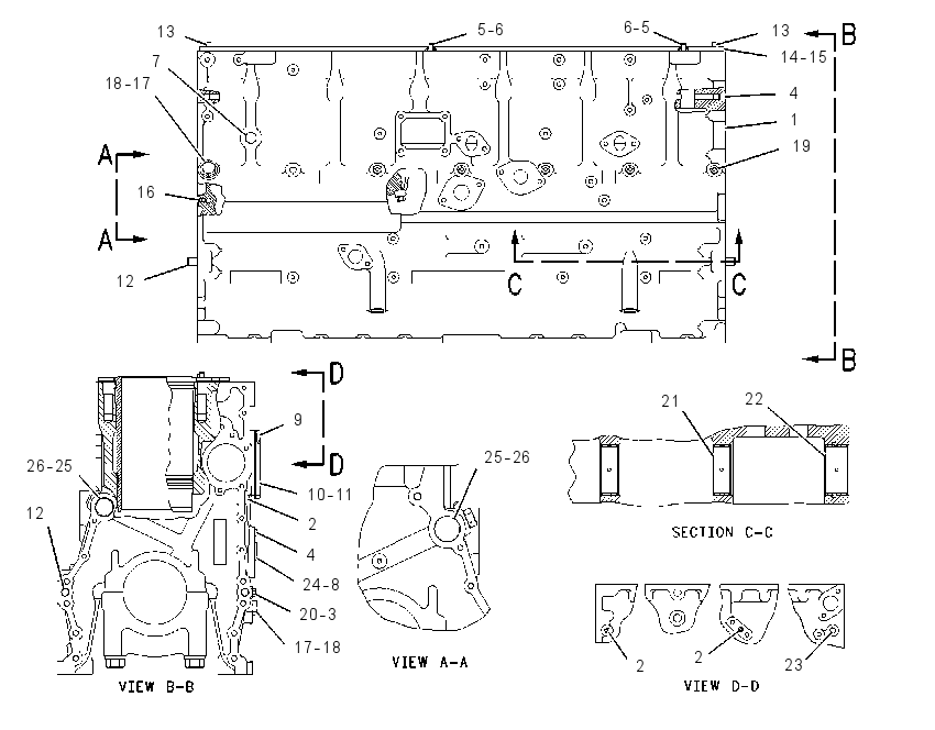 Блок цилиндров 1389205 CAT