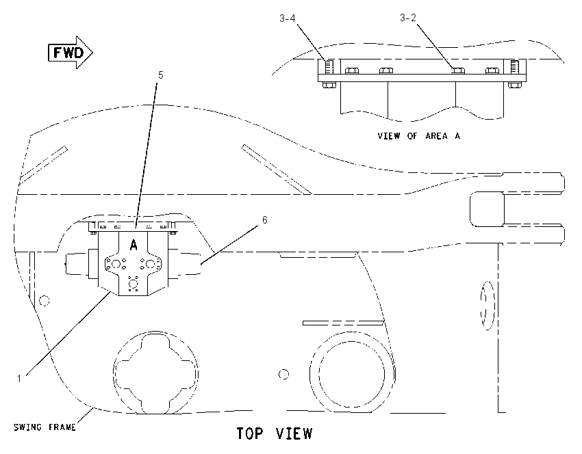 VALVE & MTG GP-SWING MOTOR 1612851 CAT