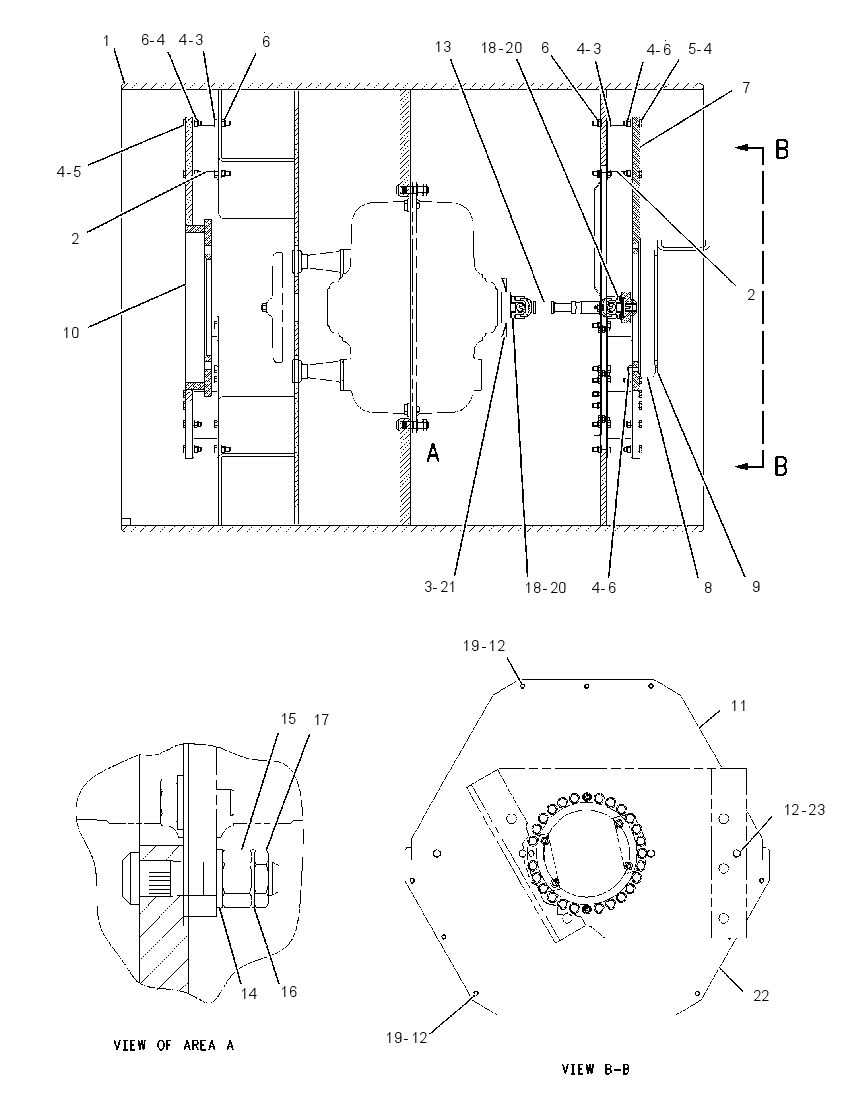 DRUM GP-DRIVE & VIBRATORY 1436298 CAT
