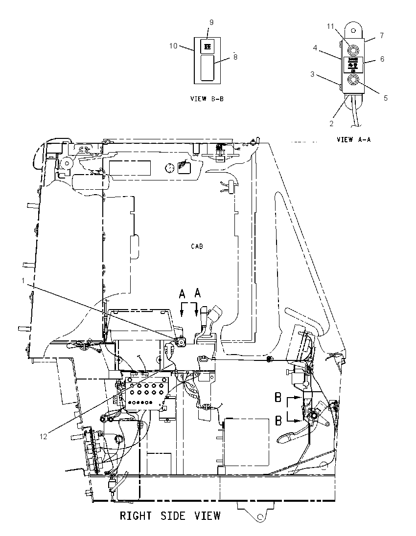 CONTROL GP-THROTTLE LOCK 1236341 CAT