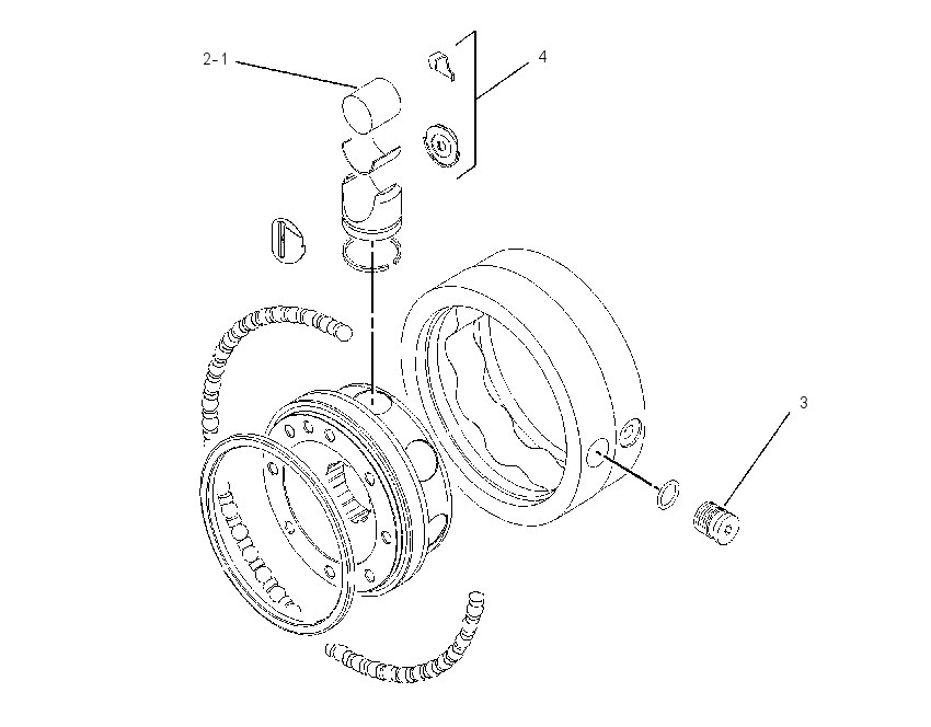 BLOCK GP-HYDRAULIC PISTON 1726656 CAT