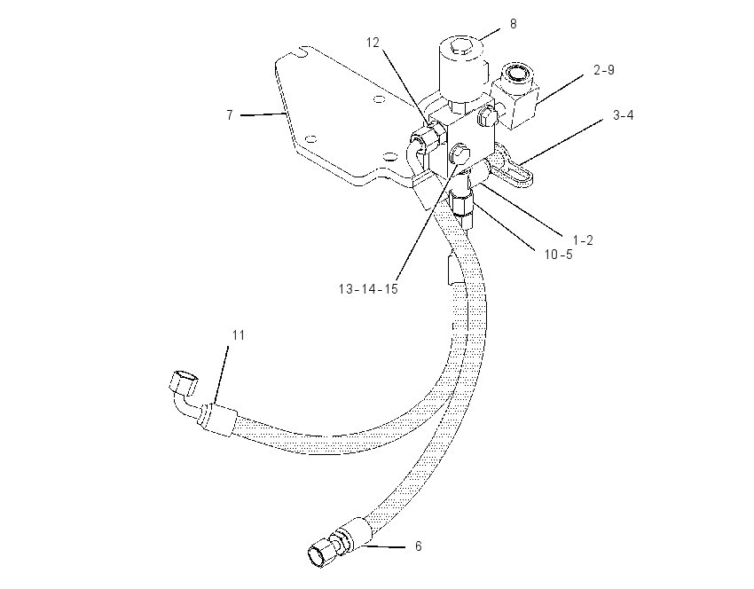 VALVE & MTG GP-HYDRAULIC FAN 1476632 CAT