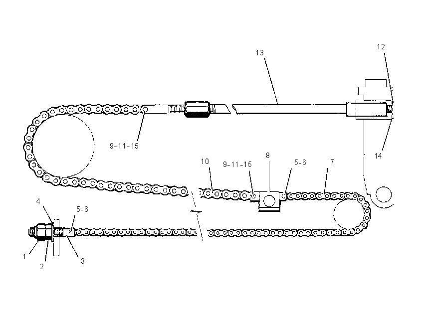 CHAIN GP-BOOM 8I3178 CAT