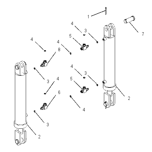 CYLINDER & MTG GP-MOLDBOARD 1313505 CAT