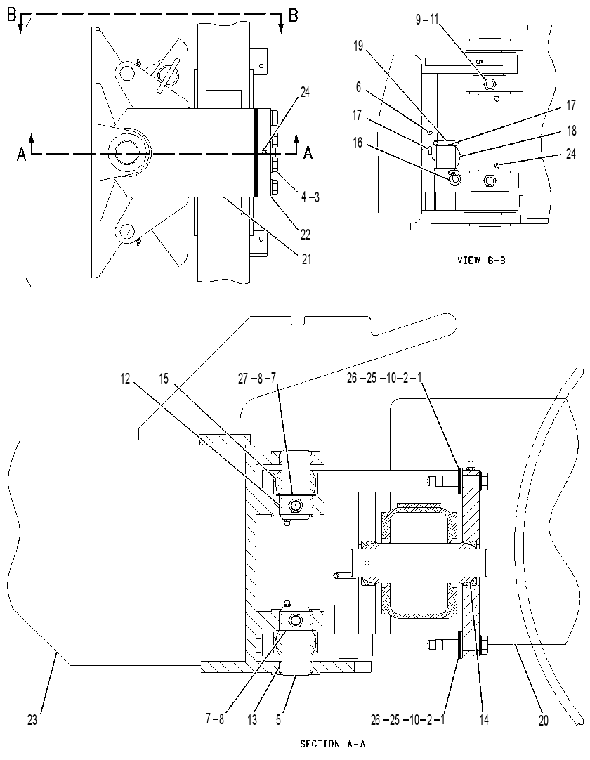 FRAME GP-MAIN 1367069 CAT