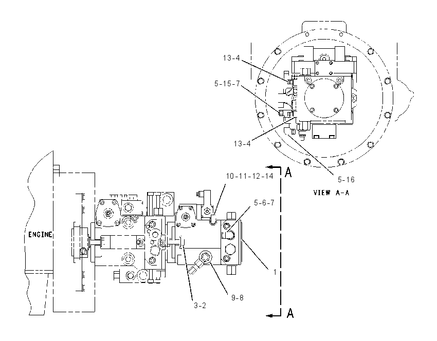PUMP & MTG GP-VIBRATORY 1240193 CAT