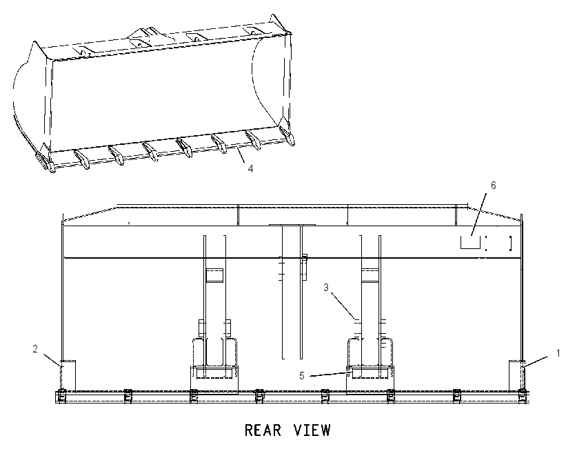 BUCKET AS-PENETRATION 1121258 CAT