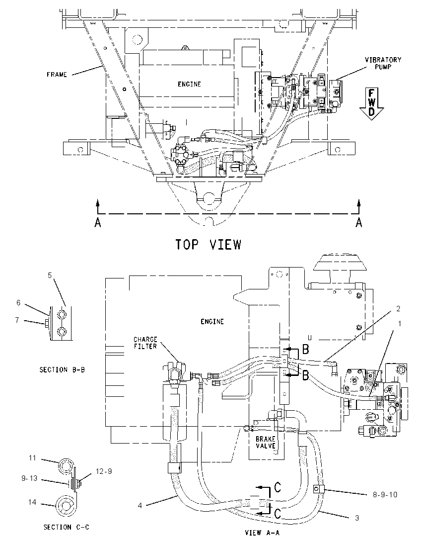 LINES GP-HYDRAULIC FILTER 1255518 CAT