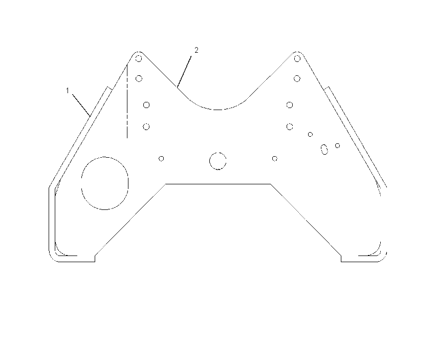 SUPPORT AS-FRONT 4W0664 CAT
