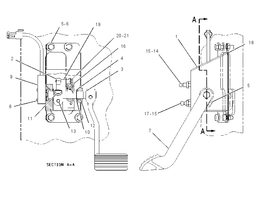 CONTROL GP-DECELERATOR 1727938 CAT