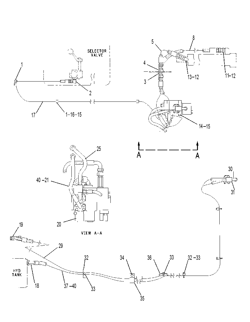 CONTROL GP-PUSH-PULL 6G5740 CAT