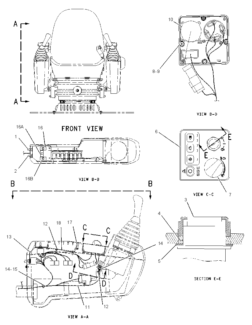 Проводка консоли 1864649 CAT