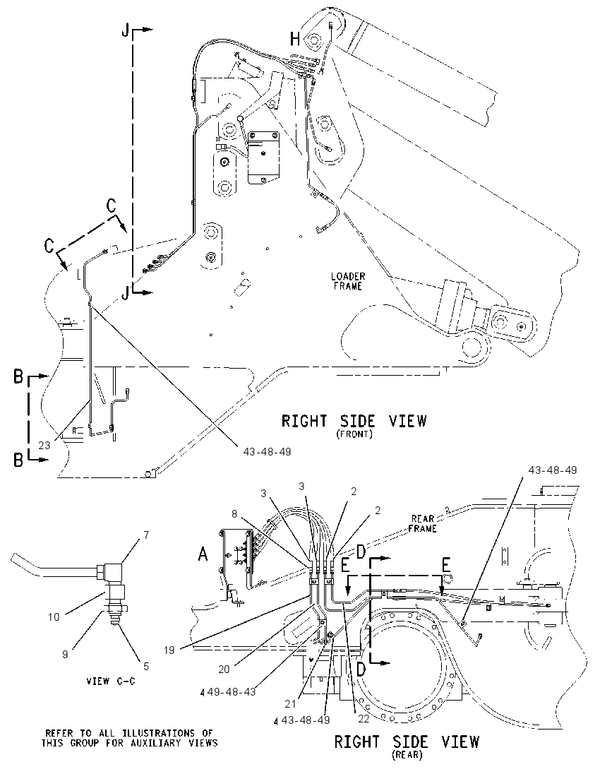 Трубопроводы смазки 1616357 CAT