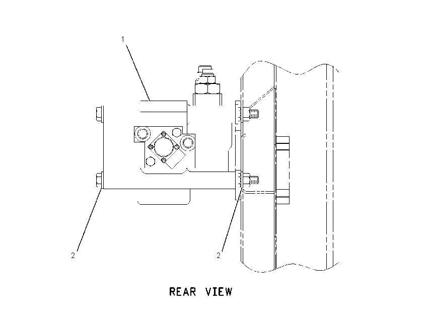 VALVE & MTG GP-HOIST CONTROL 1390996 CAT