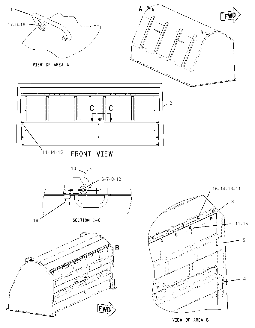 COVER GP-AIR CLEANER 1631000 CAT