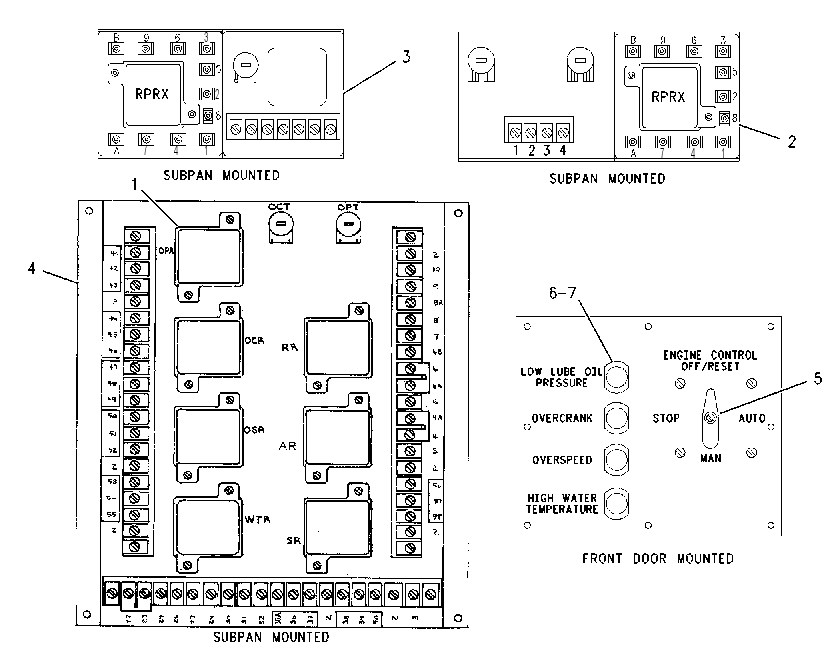 CONTROL GP-AUTO START/STOP 5N5450 CAT