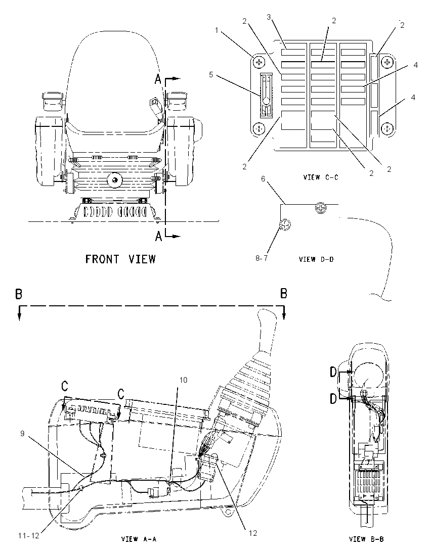 Проводка консоли 1450525 CAT