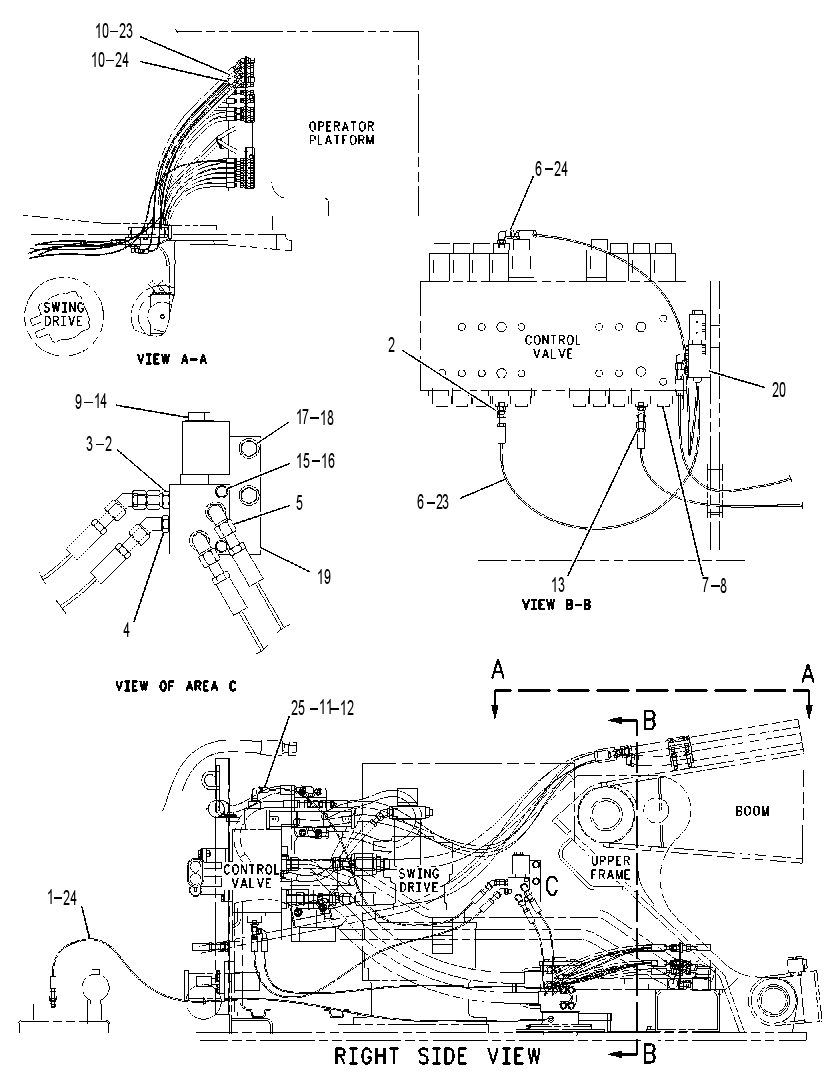 Трубопроводы управляющие 1503645 CAT