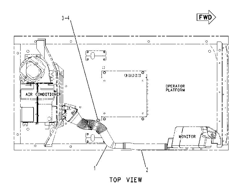 DUCT GP-DEFROSTER 1449671 CAT