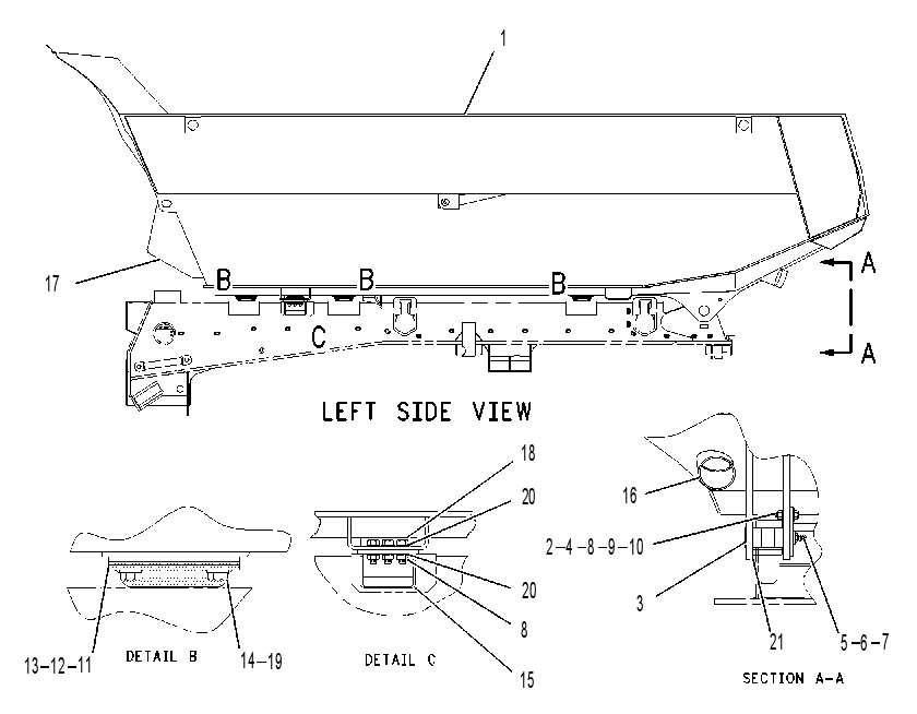 BODY GP-TRUCK 1299644 CAT