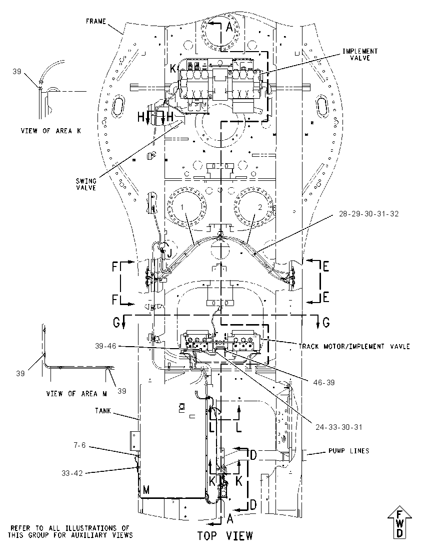 WIRING GP-SWING FRAME 1670929 CAT