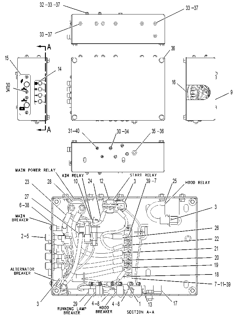 WIRING GP-RELAY 0700213 CAT