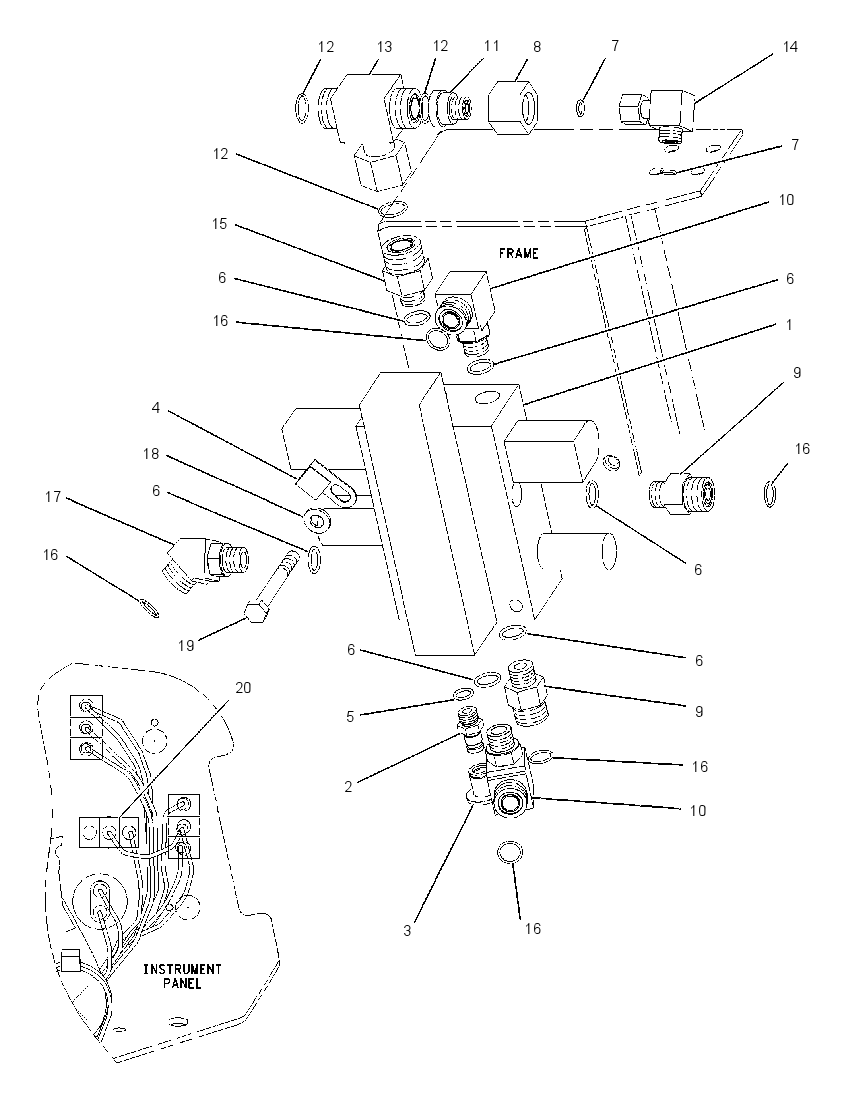 VALVE & MTG GP-VIBRATORY 1465164 CAT