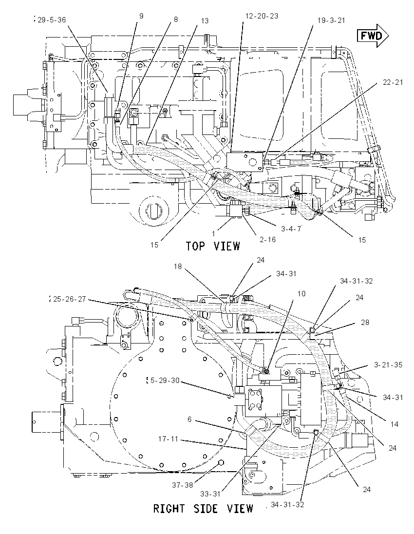 LINES GP-IMPLEMENT 1583800 CAT